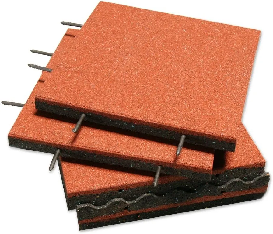 Rubber-Cal Rubber-Cal "Eco-Safety" Interlocking Playground Tiles