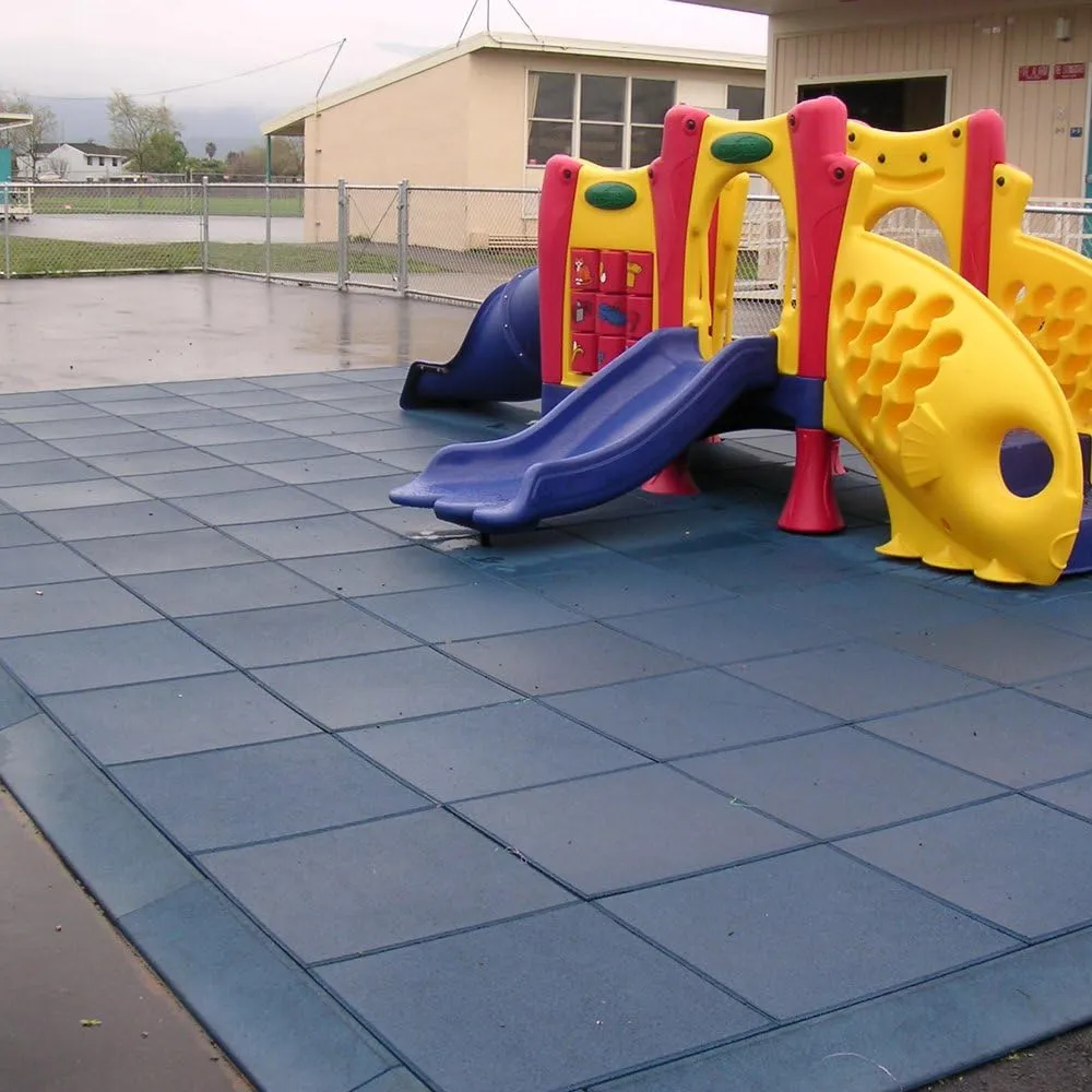 Rubber-Cal Rubber-Cal "Eco-Safety" Interlocking Playground Tiles