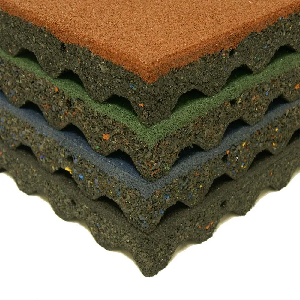 Rubber-Cal Rubber-Cal "Eco-Safety" Interlocking Playground Tiles