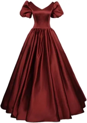 Satin Antique Ballgown Dress for Women Plus Size Victorian Regency Era Ball Gown