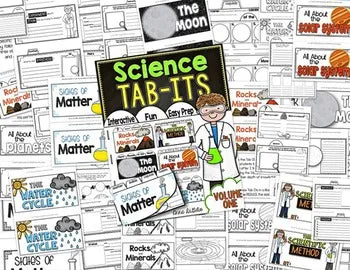 Science Interactive Notebook Volume 1 Tab-Its | Distance Learning