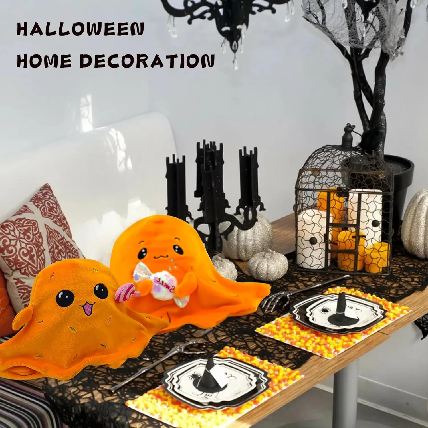 SCP Plush Toys 6 inch, SCP 999 Plush, Tickle Monster Halloween Stuffed Plushie Toy Gift for Kids (Candy Tickle Monster