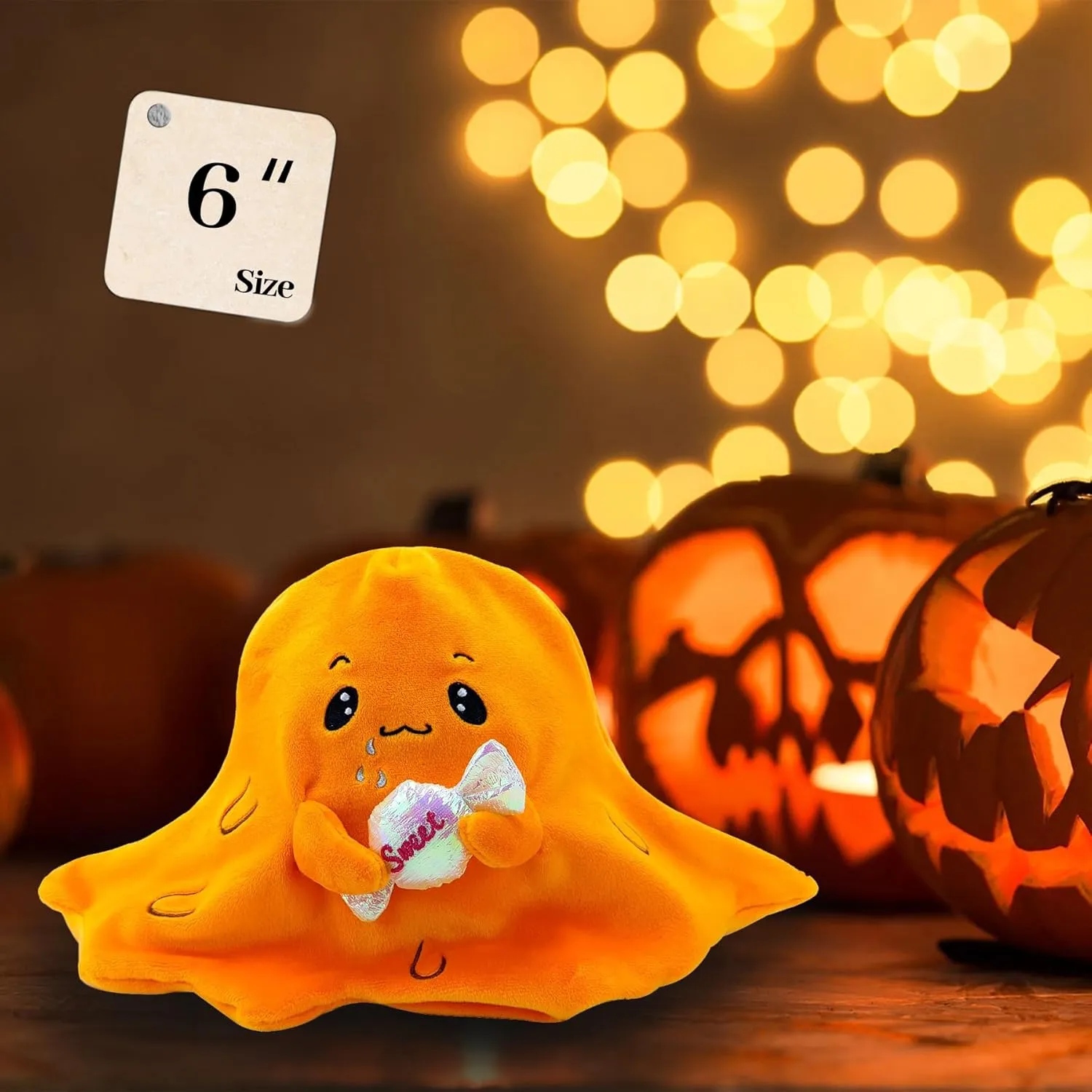 SCP Plush Toys 6 inch, SCP 999 Plush, Tickle Monster Halloween Stuffed Plushie Toy Gift for Kids (Candy Tickle Monster)