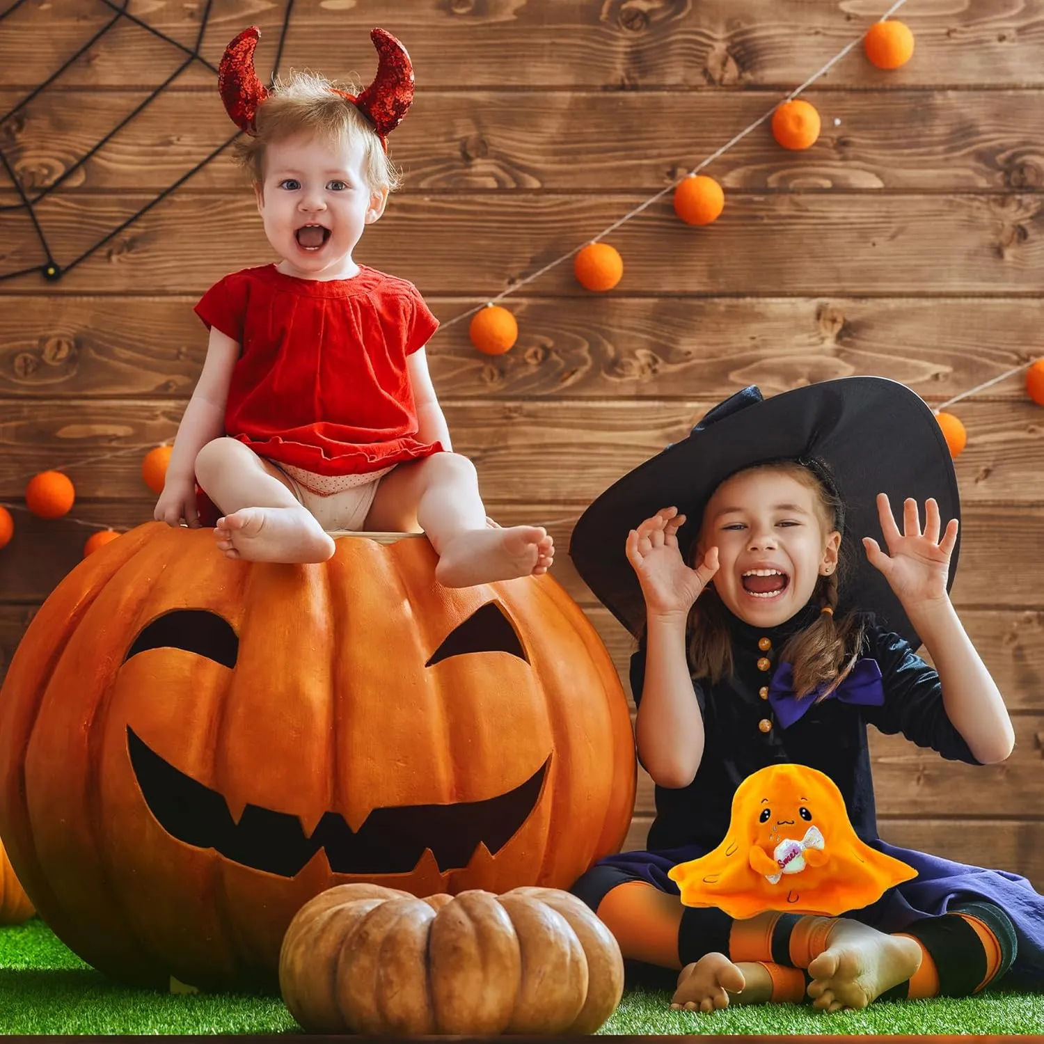SCP Plush Toys 6 inch, SCP 999 Plush, Tickle Monster Halloween Stuffed Plushie Toy Gift for Kids (Candy Tickle Monster)