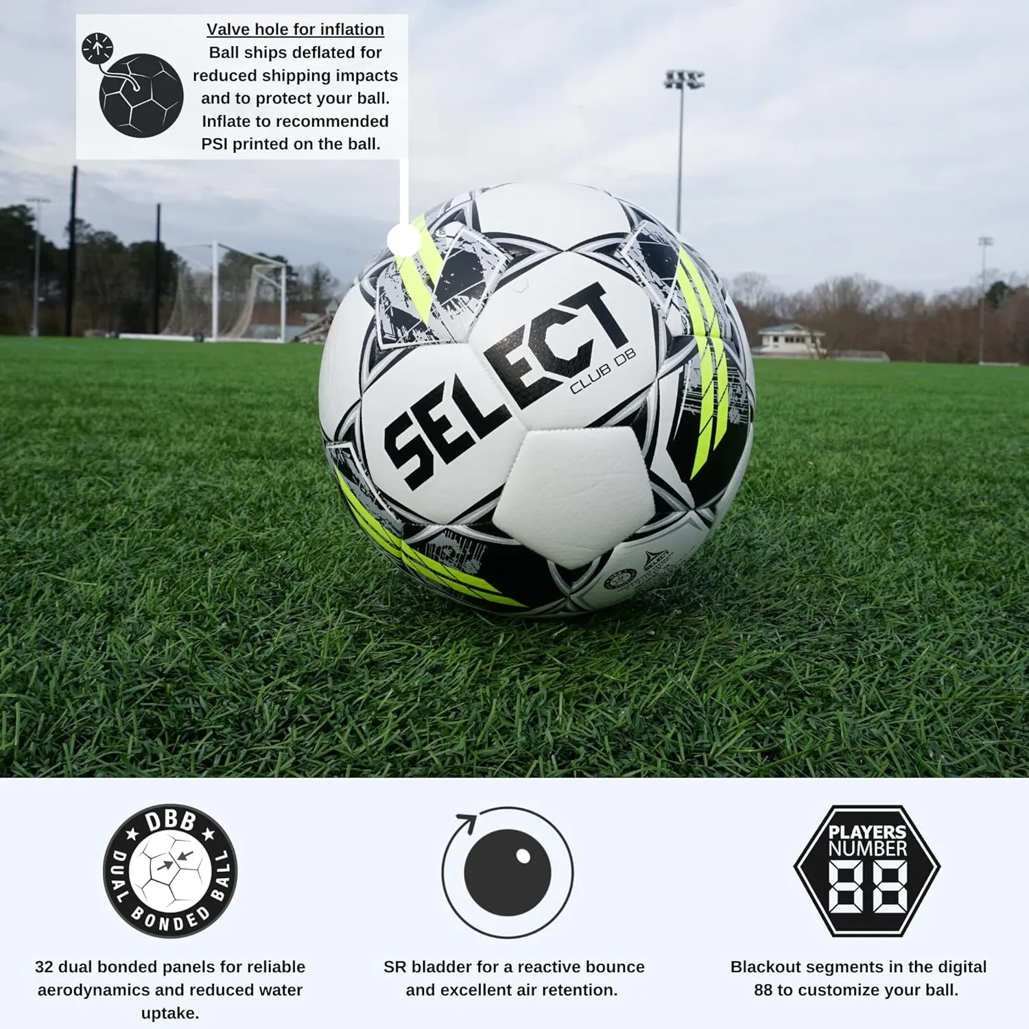 Select Club DB Soccer Ball