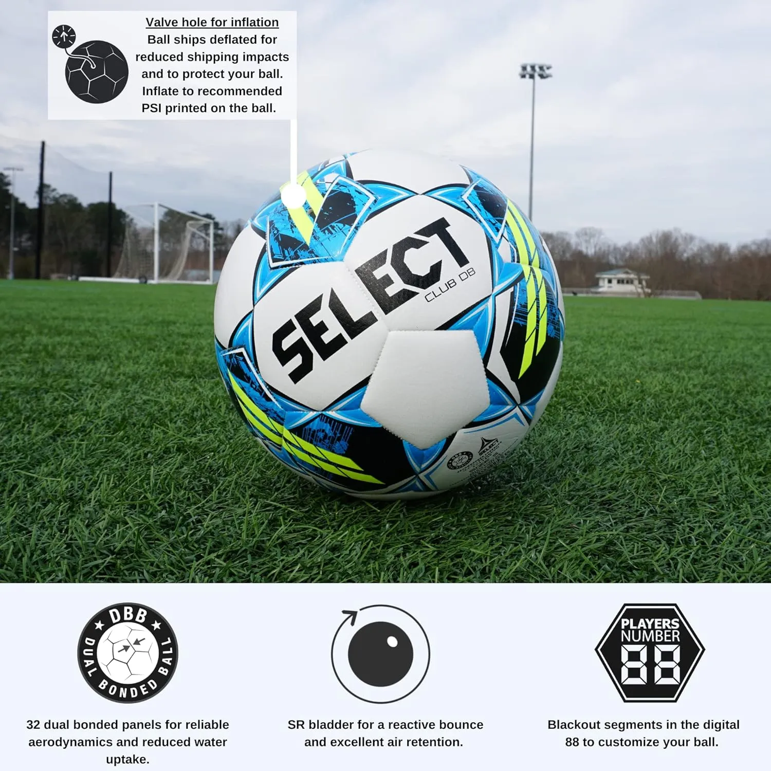 Select Club DB Soccer Ball
