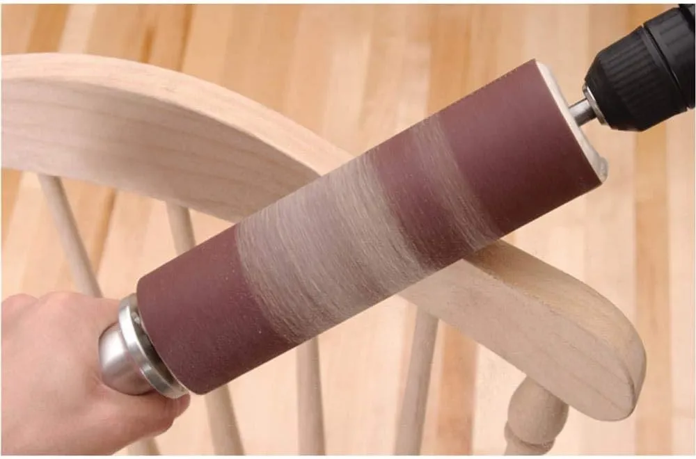 Shop Fox D4595 Hand-Held Pneumatic Drum Sander, 7-1/2" x 2-1/4"