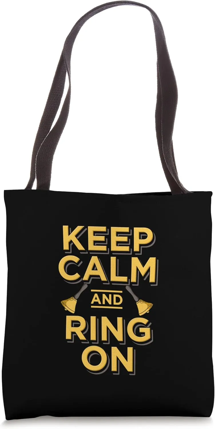 Show Choir Member Design For Opera Singer - Handbell Ring On Tote Bag