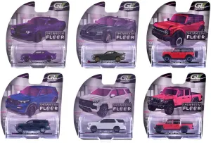 Showroom Floor Series 7 Set of 6 Cars 1/64 Diecast Model Cars by GL