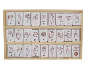 Sign Language Alphabet Tiles