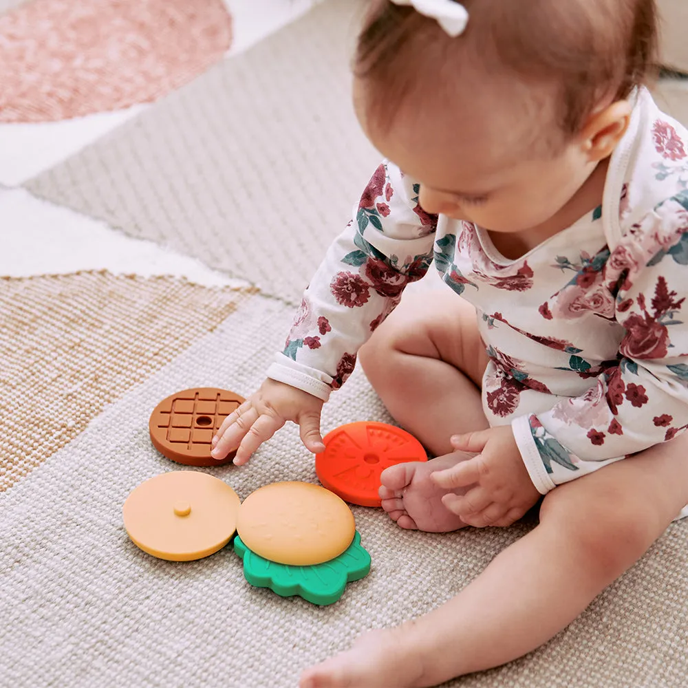 Silicone Stackable Toy | Hamburger