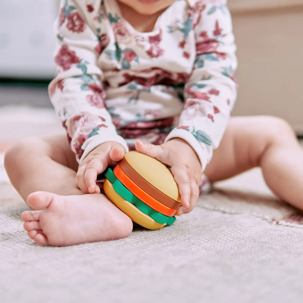 Silicone Stackable Toy | Hamburger