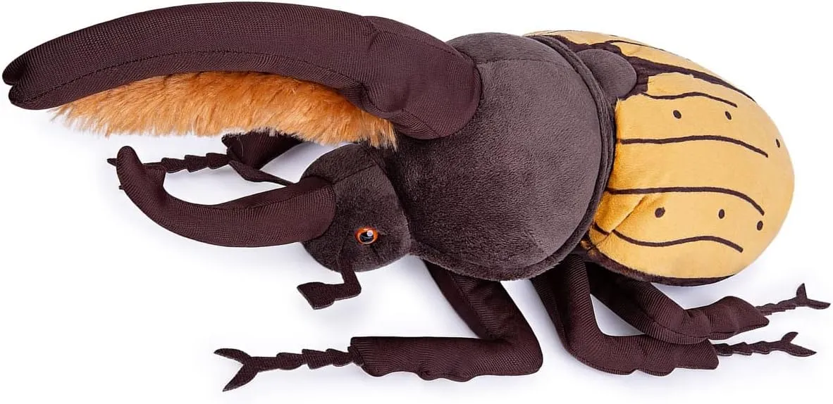 Simulated Great Halberd Beetle Stuffed Animal, 9.84inch Soft and Realistic Great Halberd Beetle Plush Toy, Home Decorations Kids Gifts for All Ages…