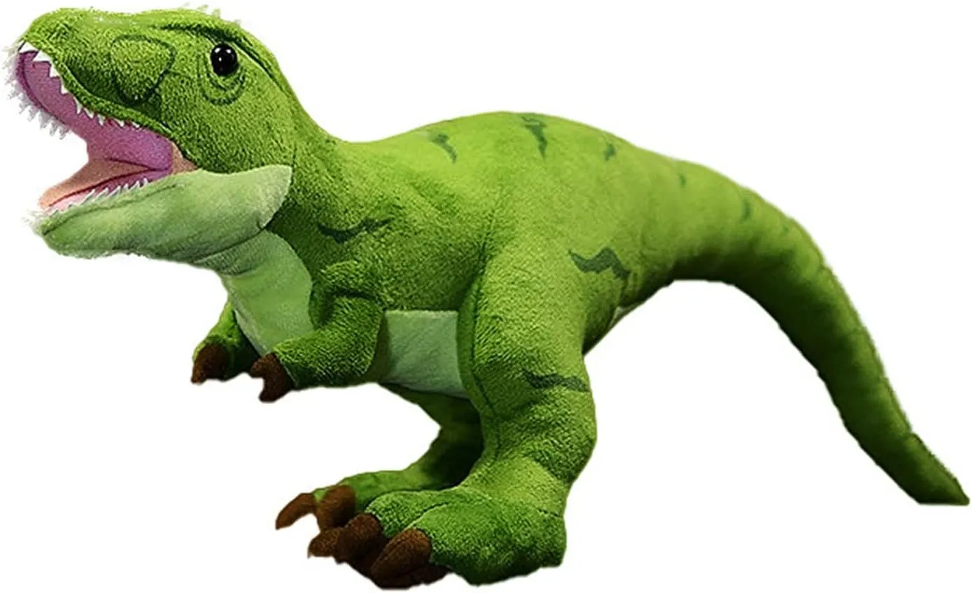 Simulation Tyrannosaurus Rex Plush Toy, 19 Inch Realistic Soft Tyrannosaurus Rex Stuffed Animal Dinosaur Plush Toy Cute Kids Gift Home Decor Collectin