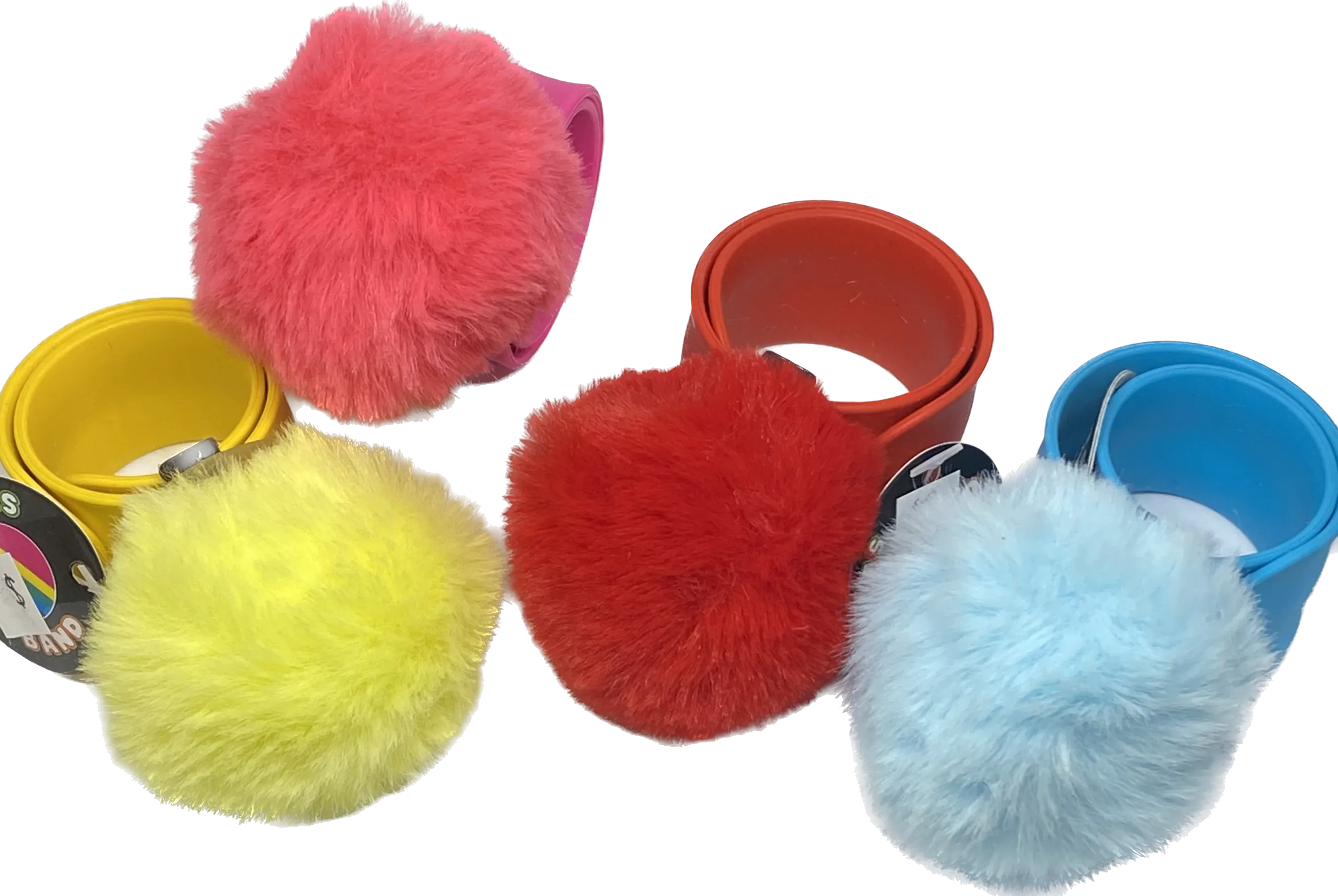 Slap N Snap Bands Fluffy Ball