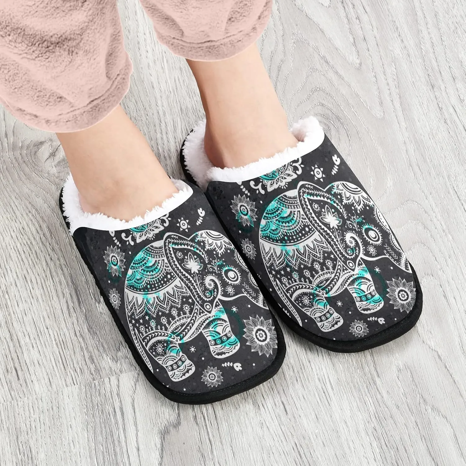 Slippers Soft Memory Foam Non-Slip Indoor House Slippers Home Shoes For Bedroom Hotel Travel Spa