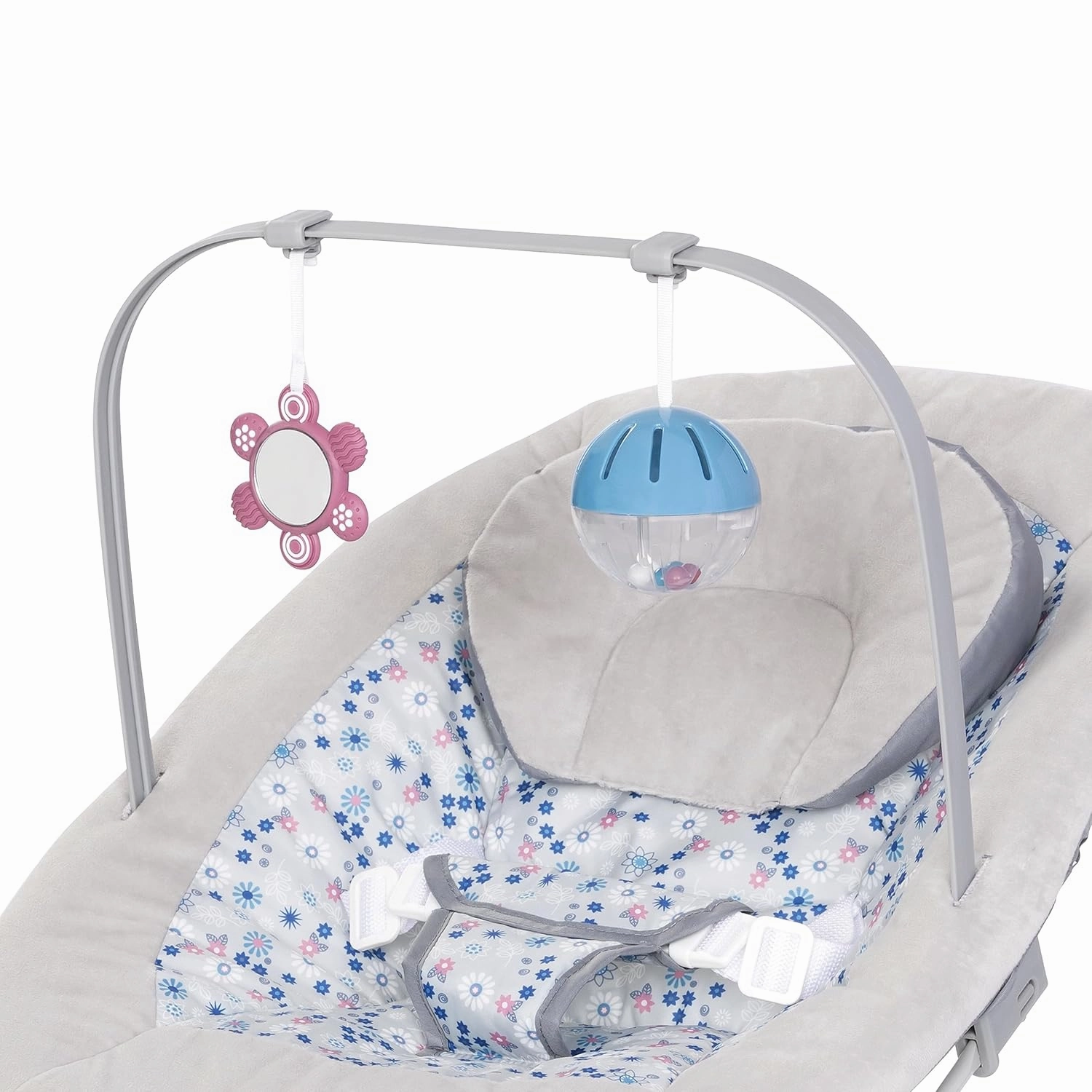 Smart Steps® My First Rocker 2 Bouncer, Daisy Pink