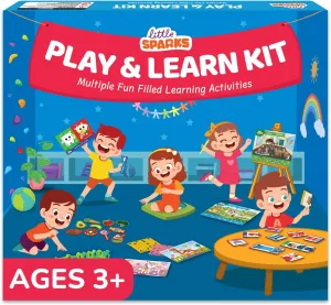 Smartivity Montessori Based Play & Learn Kit for 3,4,5 Years Old Boys & Girls I Preschool Learning Activity Kit I Puzzles, Sticker Art and More I Birthday Gift for Kids