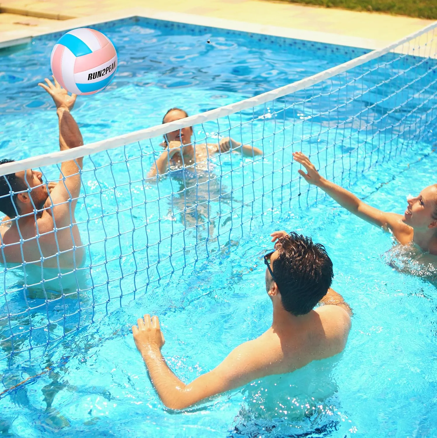 Soft Touch Volleyball Ball Gifts for Teen Girls Kids Youth Team Beginners Durable Volleyballs for Outdoor Indoor Beach Pool Water Play Official Size 5 Training Practice Volley Ball