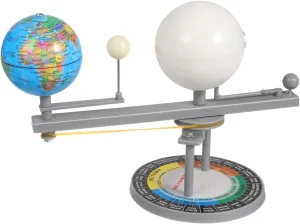 Solar System Model Kit Sun-Moon-Earth Model Planetarium Toy - Solar System for Kids & Adults, Multi-Color Plastic, 8.26x6.69x4.13 Inches