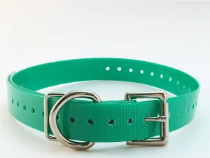 Sparky PetCo 3/4" Replacement Dog Square Buckle Collar for Garmin Delta, Sportdog, PetSafe & Bark Limiter Devices, Green