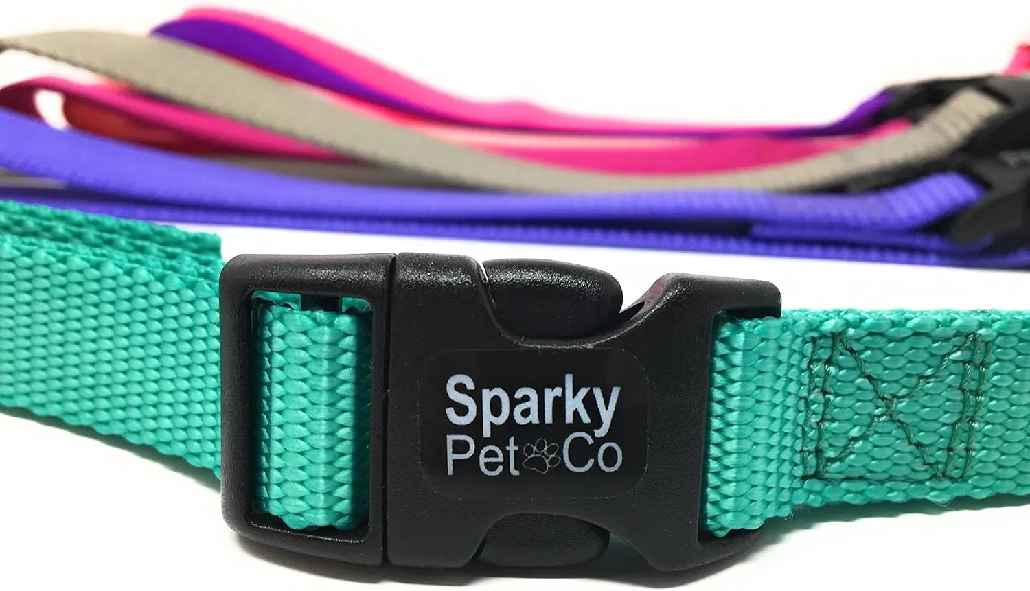 Sparky PetCo 3/4" Solid Nylon Compatible with Petsafe Replacement Strap Compatible with Petsafe Bark Collars-PBC00-13974, PBC00-13935, PBC00-12789, PUSB-300 (Black) (Lavender)