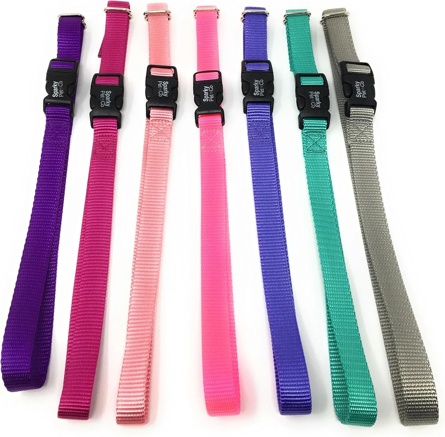 Sparky PetCo 3/4" Solid Nylon Compatible with Petsafe Replacement Strap Compatible with Petsafe Bark Collars-PBC00-13974, PBC00-13935, PBC00-12789, PUSB-300 (Black) (Lavender)