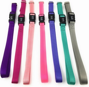 Sparky PetCo 3/4" Solid Nylon Compatible with Petsafe Replacement Strap Compatible with Petsafe Bark Collars-PBC00-13974, PBC00-13935, PBC00-12789, PUSB-300 (Black) (Neon Pink)