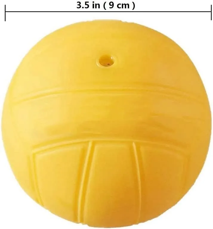 Spike Roundnet Game Replacement Balls Bulk, Mini Water Polo Balls, with Pump, for The Backyard, Beach, Park, Swimming Pool