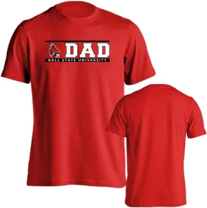 Sport Your Gear Officially Licensed NCAA Dad T-Shirt Game Day Tee Spirit Wear Proud Fan Gear Apparel