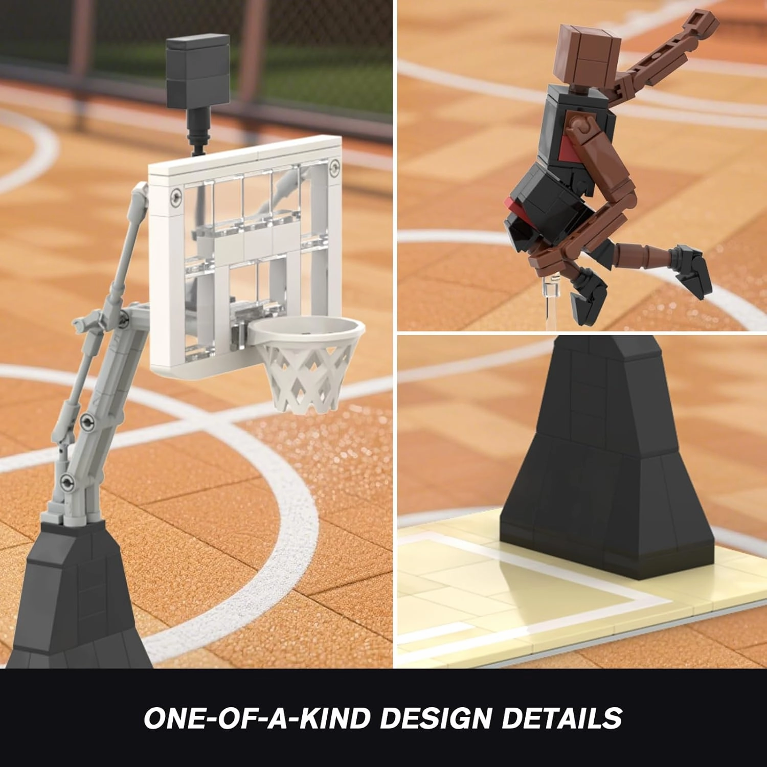 Sports Basketball Star Building Blocks Set - 187 PCS Creative DIY Sports Star Toy for Kids & Adults, Perfect for Collectors, Display Compatible with Major Brands