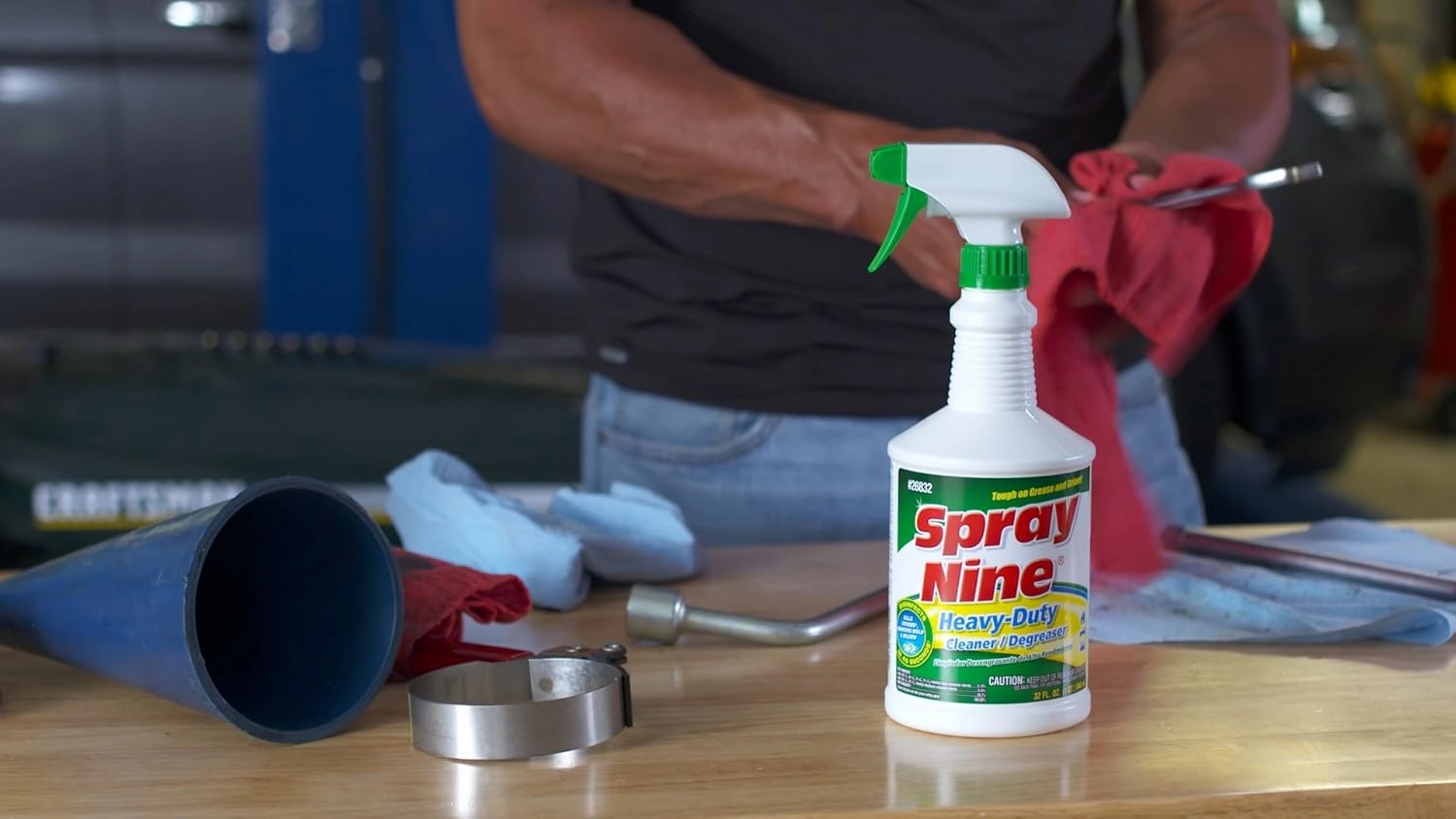Spray Nine 26801-4PK Heavy Duty Cleaner, Degreaser & Disinfectant for Home, Yard Equipment, Automotive & More - Refill for Spray Bottle 1 Gallon (Pack of 4)