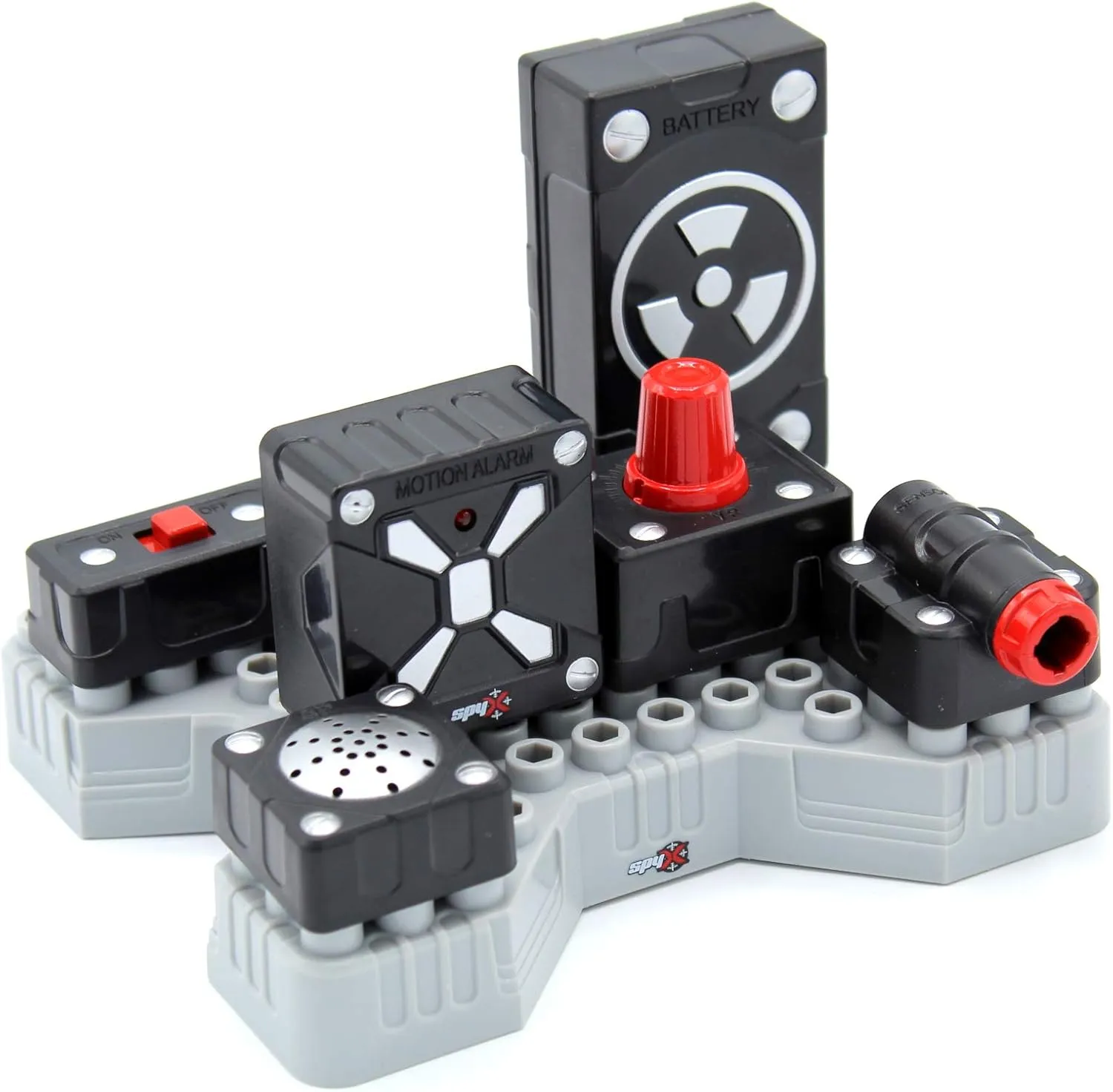 SpyX DIY Motion Alarm - Protect Your Stuff! STEM Educational Science Kit to Make Your Own Real-Working Spy Motion Sensor. Do It Yourself Electronic Spy Toy Gadget