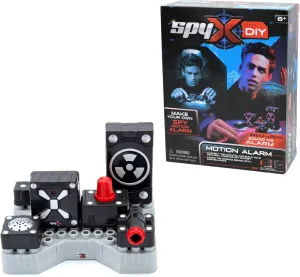 SpyX DIY Motion Alarm - Protect Your Stuff! STEM Educational Science Kit to Make Your Own Real-Working Spy Motion Sensor. Do It Yourself Electronic Spy Toy Gadget