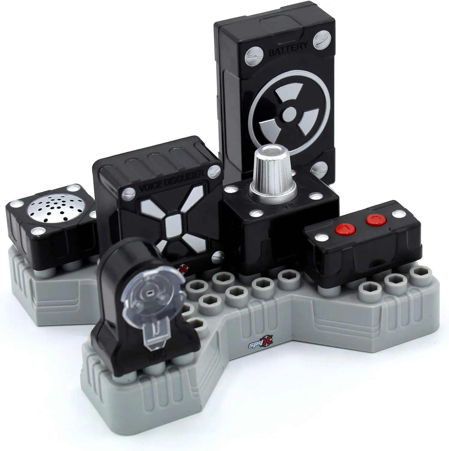 SpyX DIY Voice Disguiser - Fool Your Enemies! STEM Educational Science Kit to Make Your Own Real-Working Spy Voice Changer. Do It Yourself Electronic Spy Toy Gadget
