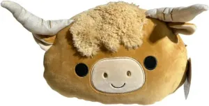Squishmallow Official Kellytoy Plush 12 Inch Stackable Plush Toy (Calton The Highland Cow)