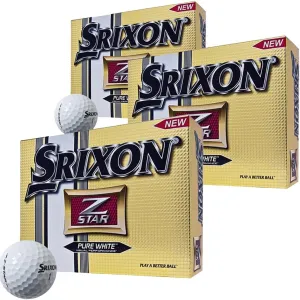 Srixon (3 Dozen) 2014 Z-Star 3 Golf Ball 12-Ball Pack White 36 Golf Balls 3do.