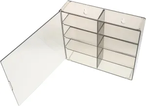 Stackable Toy Car Storage Box Plastic Display Case for Collection Visibility