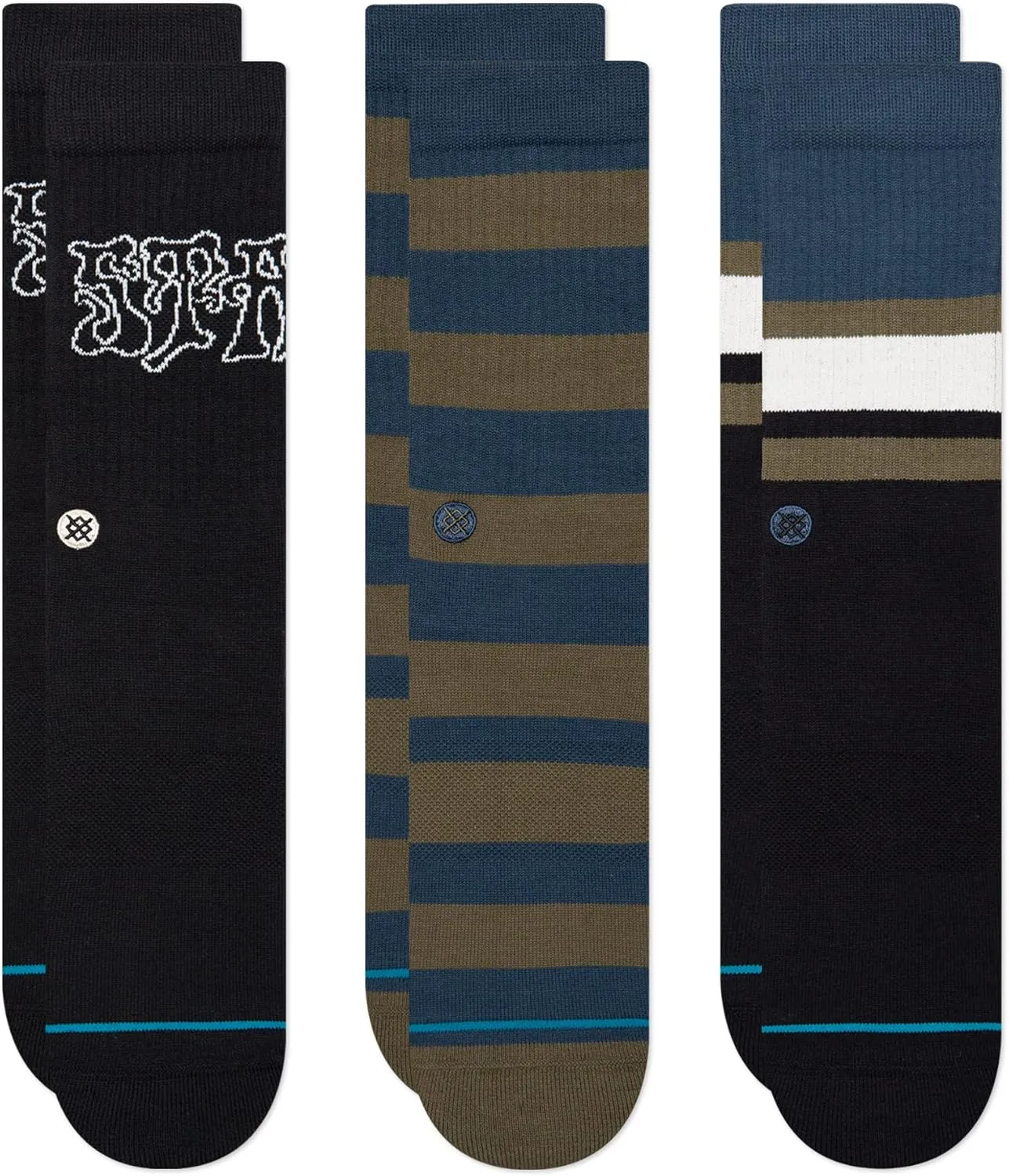 Stance Booster 3 Pack Crew Socks