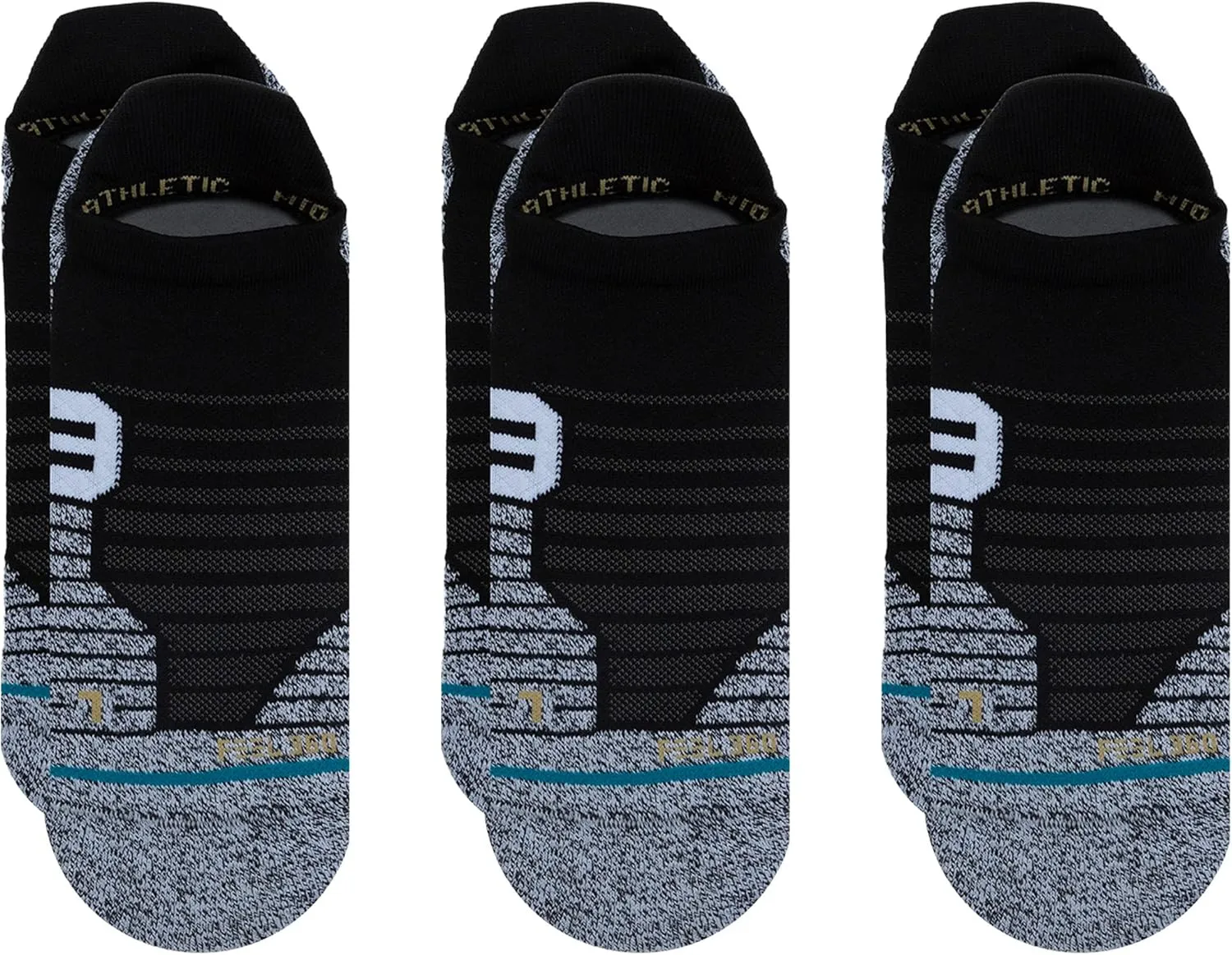 Stance Versa Tab Socks [3 Pack] (Large, Black)