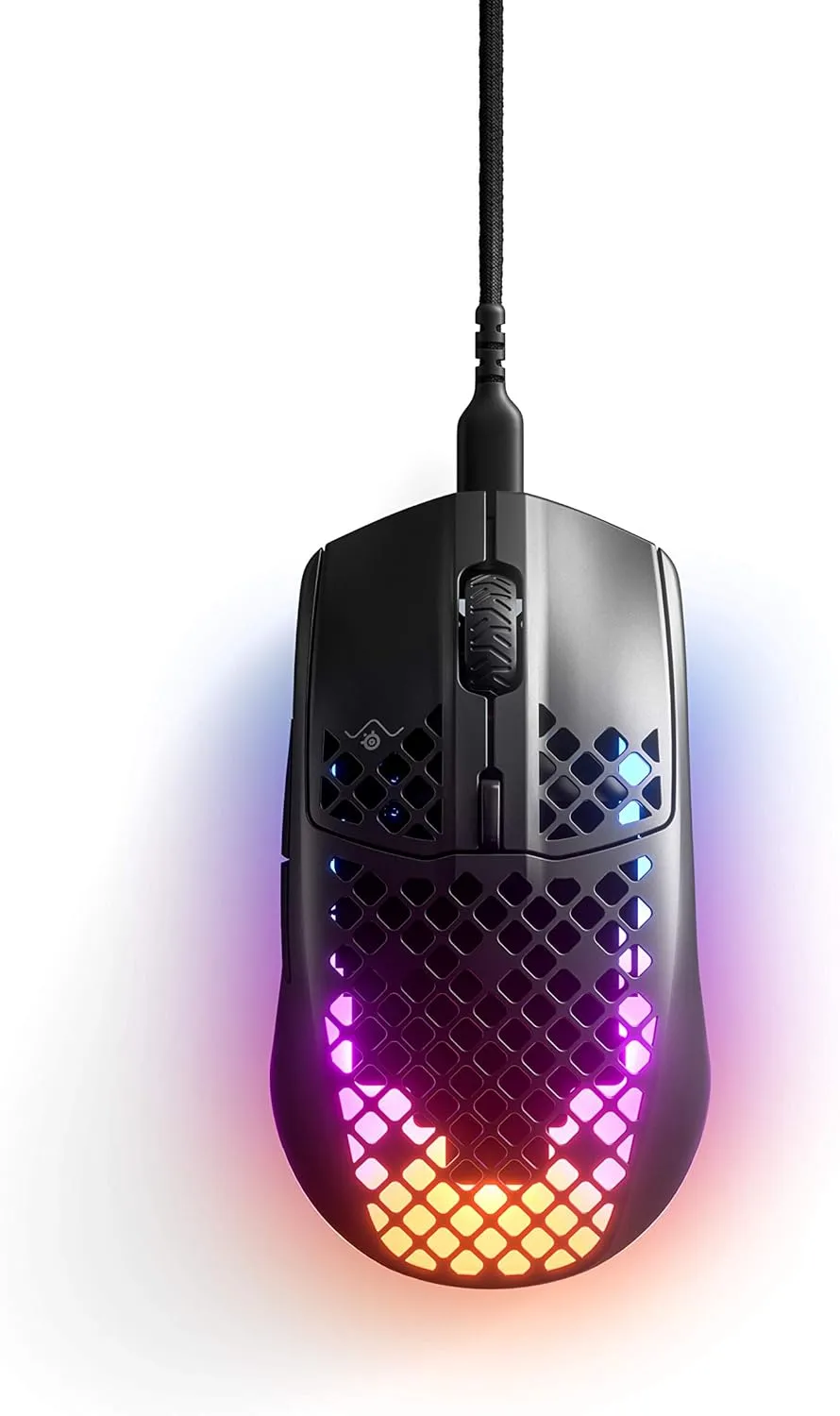 SteelSeries Aerox 3 - Super Light Gaming Mouse - 8,500 CPI TrueMove Core Optical Sensor - Ultra-lightweight Water Resistant Design - Universal USB-C connectivity