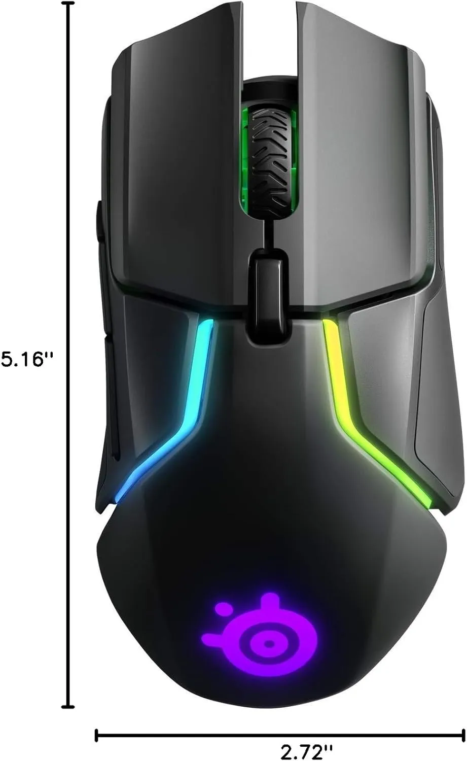 SteelSeries Rival 650 - Quantum Wireless Gaming Mouse - Rapid Charging Battery - Low 0.05 Lift-Off Distance - 256 Weight Configurations