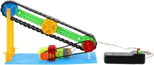 Stem Conveyor Belt Kit DIY Electric Engineering with Dc Motor Educational Activity for Boys and Safe Efficient and Flexible Design for Science Projects