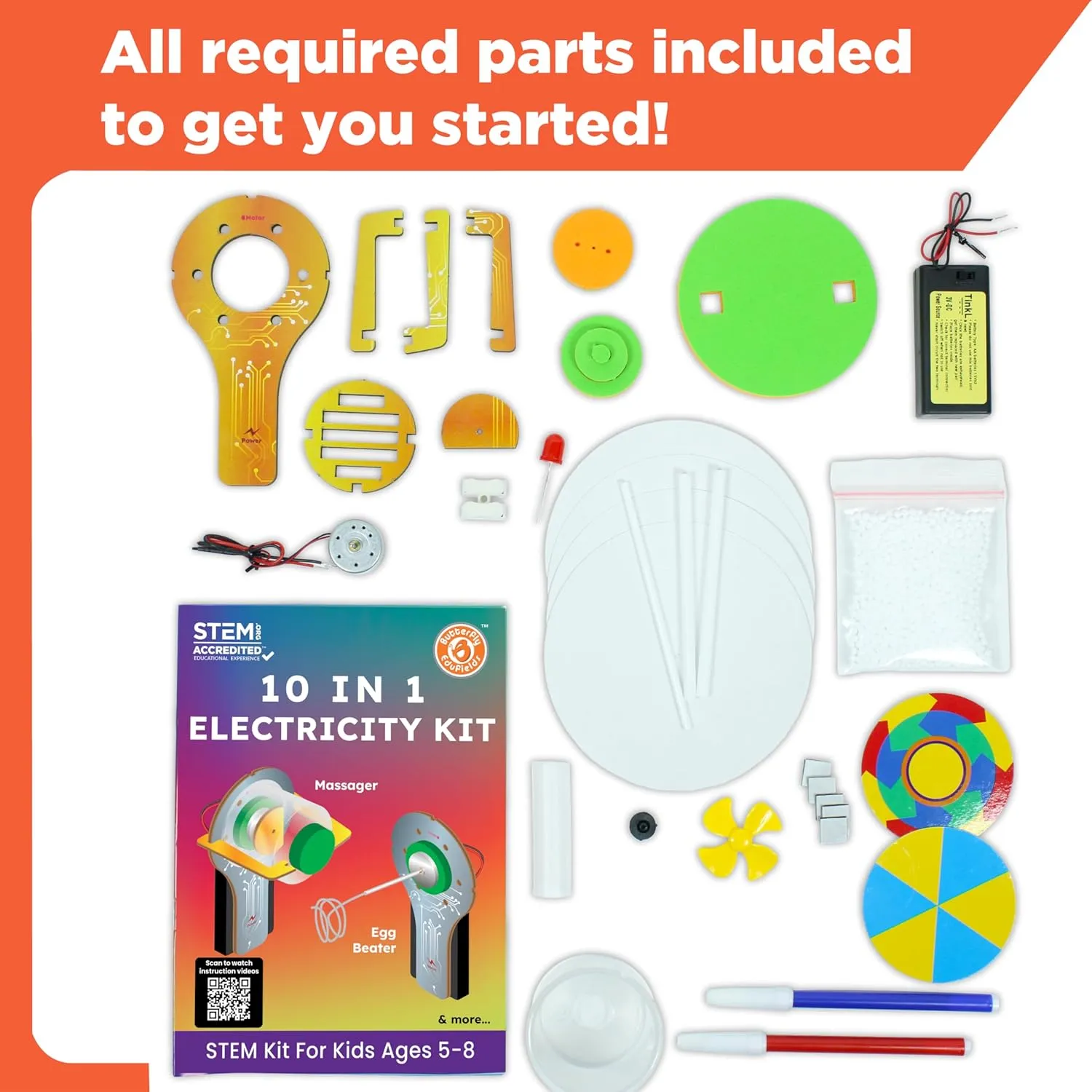 STEM Robotics Kit 7in1 Science Experiments Project Activities for Kids 6-8 8-12 Engineering Building Toy Electronic Motor Robot Craft for Boy 5 6 7 8 9 10 12  Year Old Girl Gift Summer Outdoor Toy