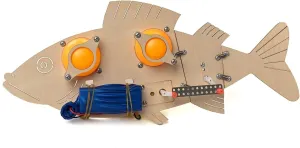 STEM Wooden Bionic Fish Kit for Kids Age 8-12– Build Your Own Mechanical Swimming Fish Model, DIY Educational Science Project Toy for Kids Aged 8,9,10,11,12