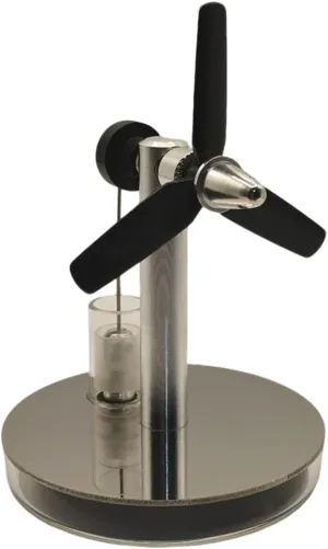 Stirling Engine Model, Three-Blade Propeller Swashplate Low-Temperature Stirling, Mini Handcrafted Cup Lid Heat Engine, Creative Desktop Decor Science Educational Set for Adults & Teens