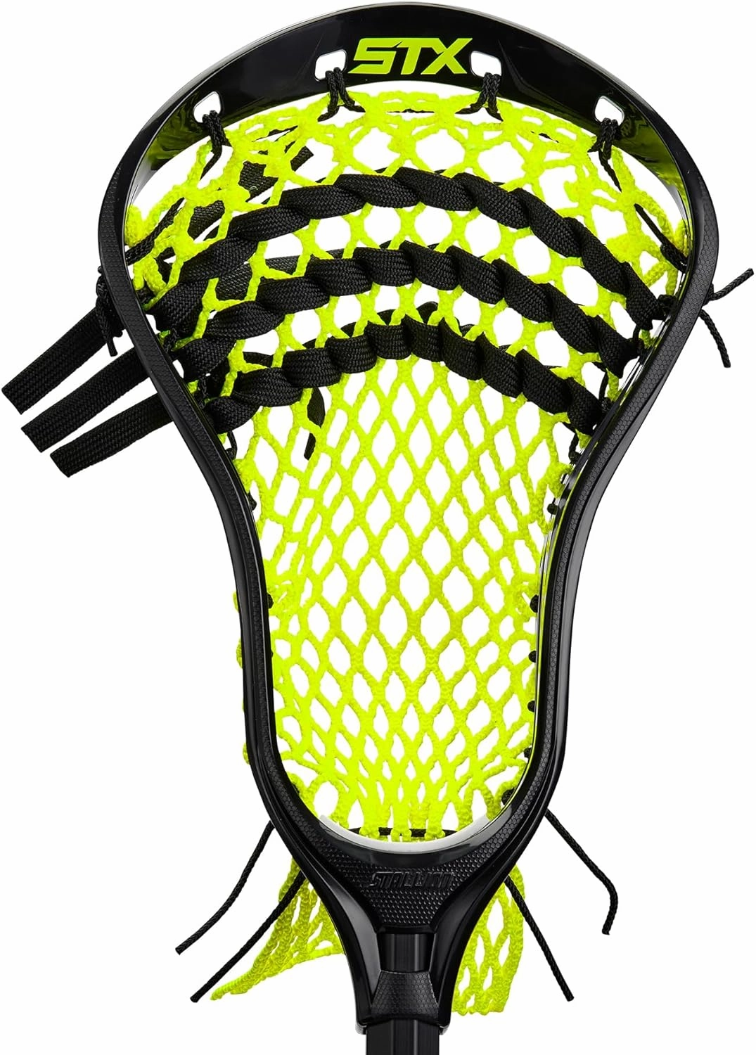 STX Lacrosse Stallion 200 Boys Complete Stick with Mesh Pocket, Attack/Midfielder