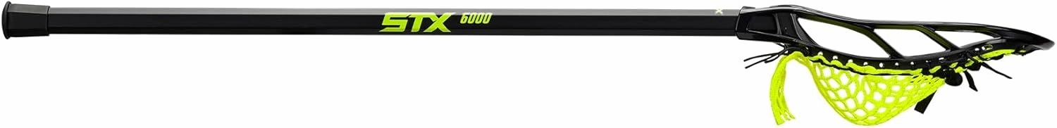 STX Lacrosse Stallion 200 Boys Complete Stick with Mesh Pocket, Attack/Midfielder