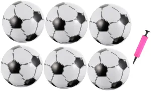 SUPVOX 1 Set Inflatable Sports Balls with Air Pump Pool for Summer Beach Parties Fun Interactive Games for Adults Material Random Color