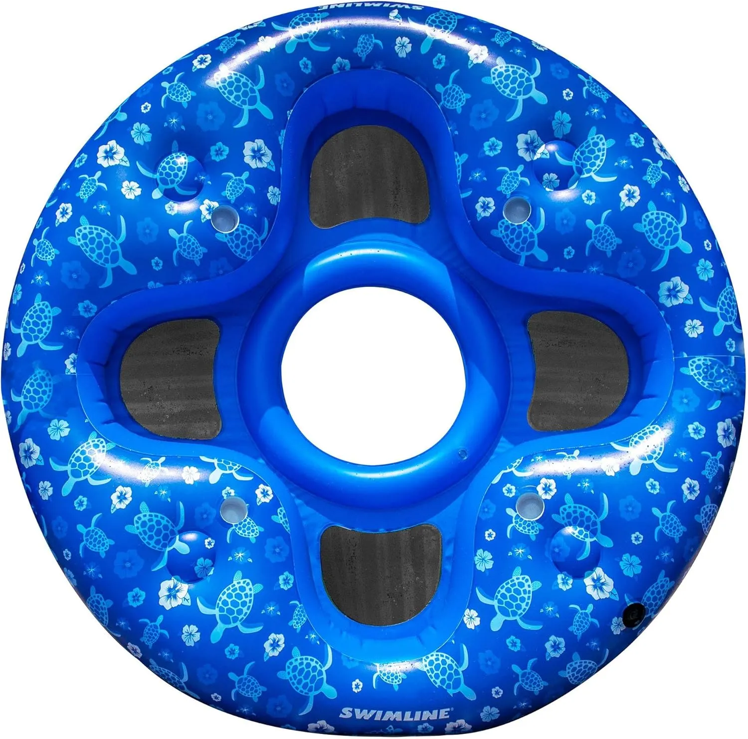Swimline Tropical 4 Person Pool Lounger, Blue